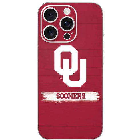 University of Oklahoma Sooners iPhone 16 Pro Skin